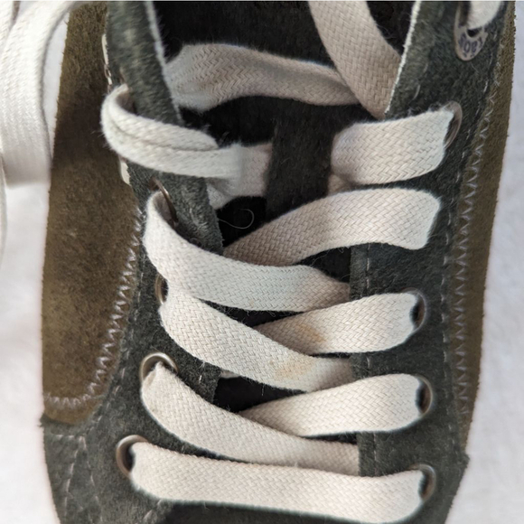 Taos Retrostar Green Suede Sneakers - Picture 4 of 9